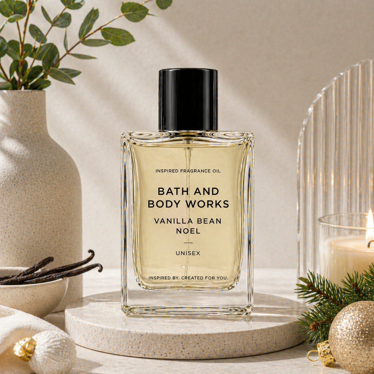 Inspired Fragrance Oil – Bath And Body Works Vanilla Bean Noel (Unisex)