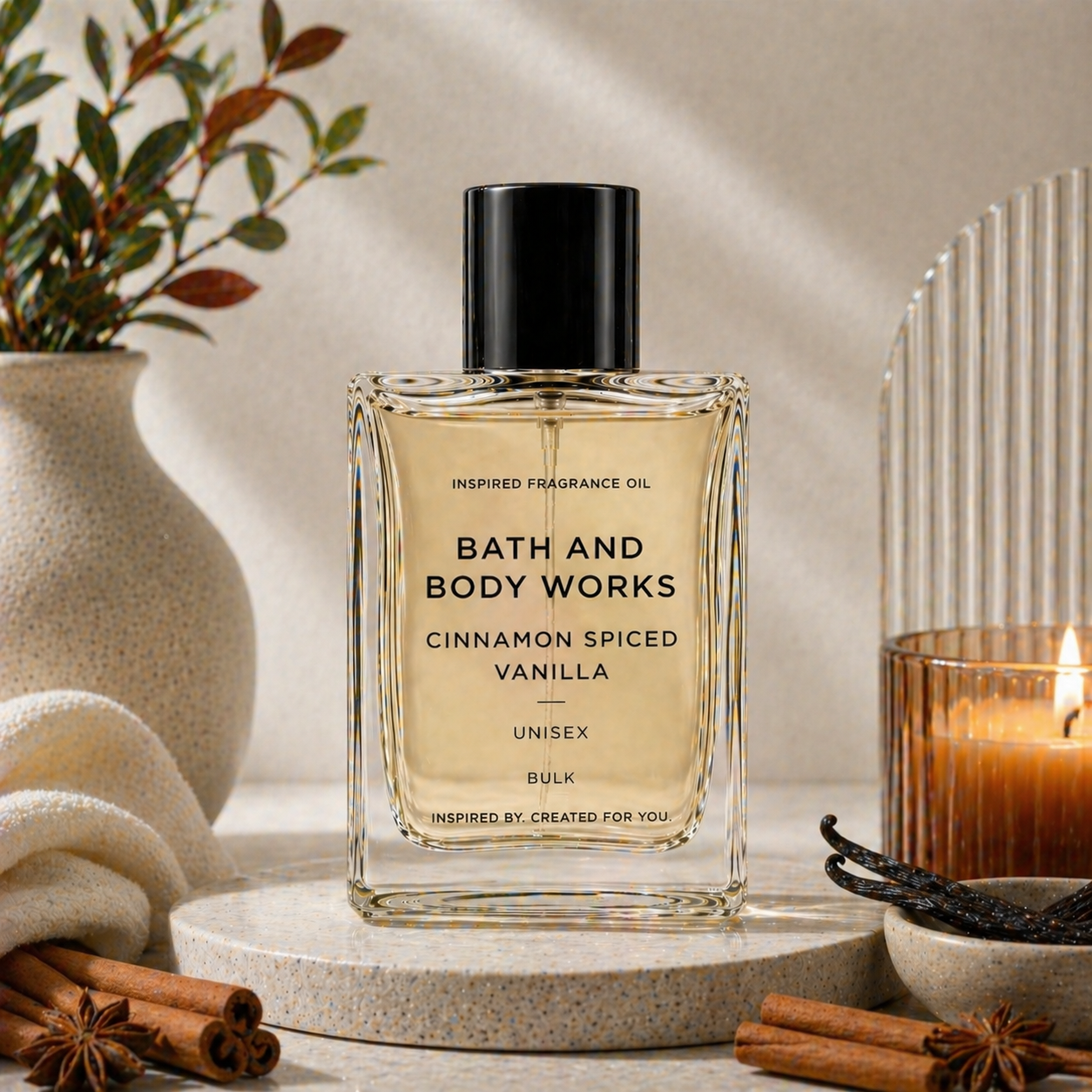 Inspired Fragrance Oil – Bath And Body Works Cinnamon Spiced Vanilla (Unisex)