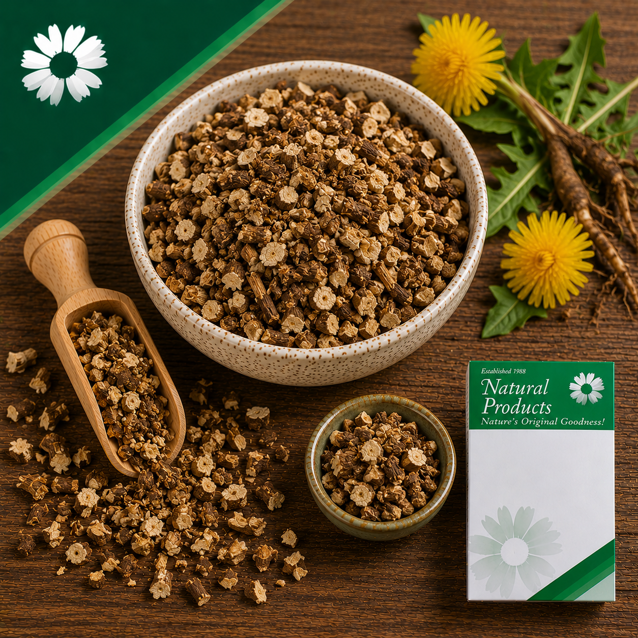 Dandelion Root Cut