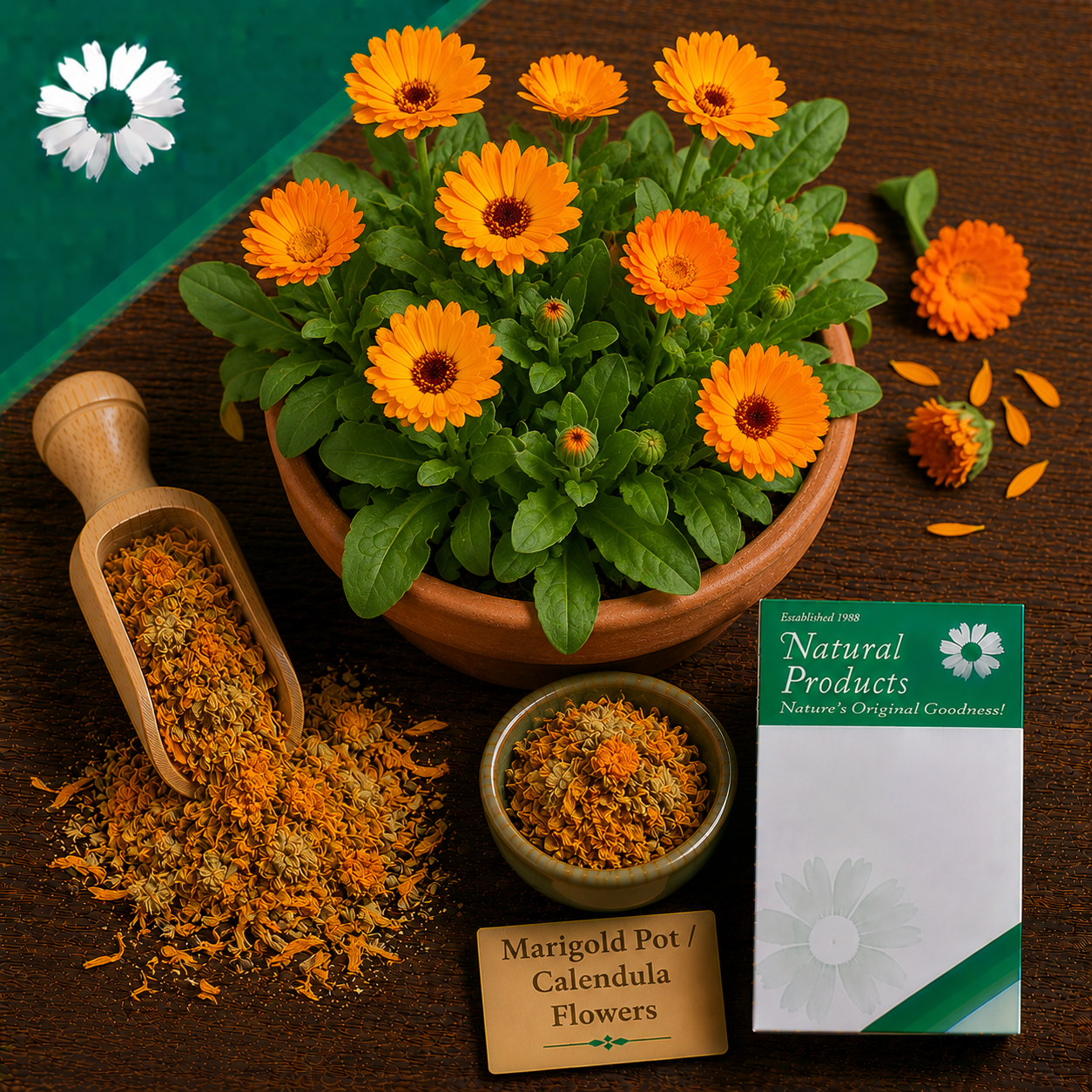 Marigold Pot/Calendula Flowers