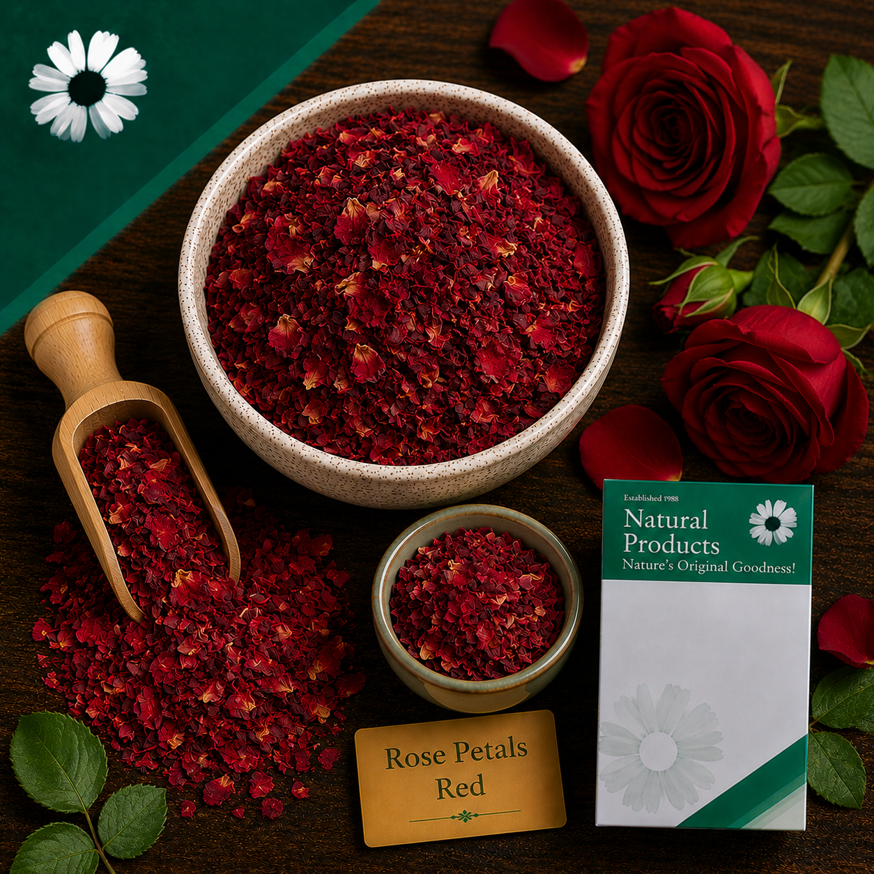 Rose Petals Red*