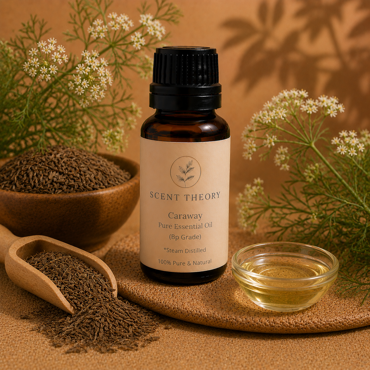 Caraway Pure Essential Oil (Bp Grade)