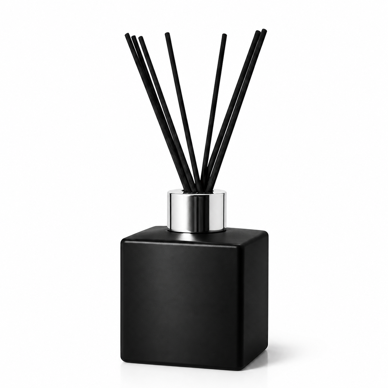 Matte Black Square Diffuser Bottle (150ml)