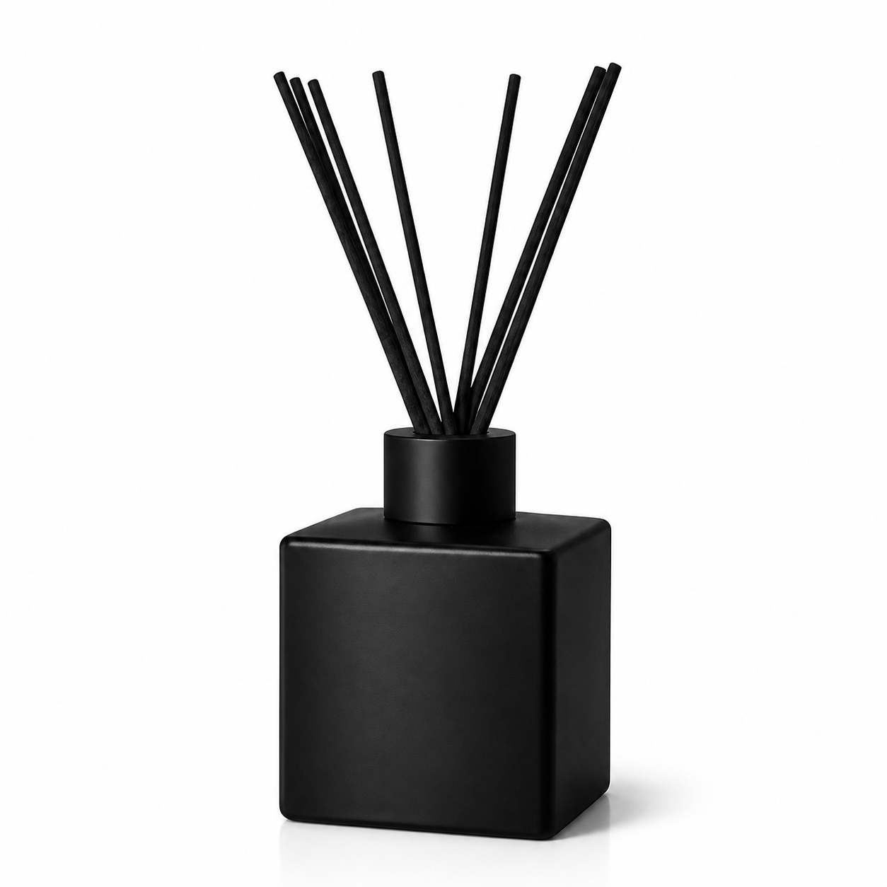 Matte Black Square Diffuser Bottle (150ml)