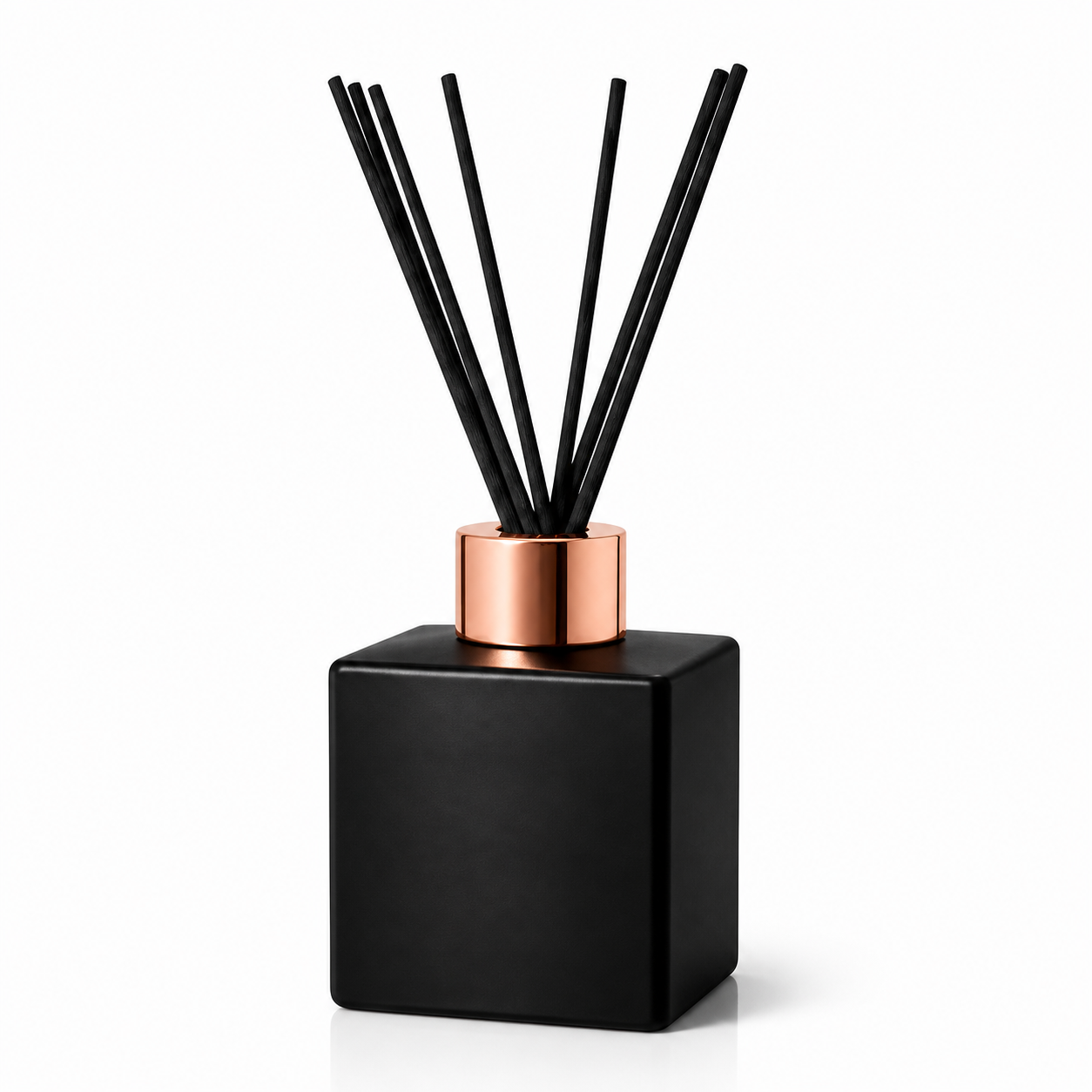 Matte Black Square Diffuser Bottle (150ml)