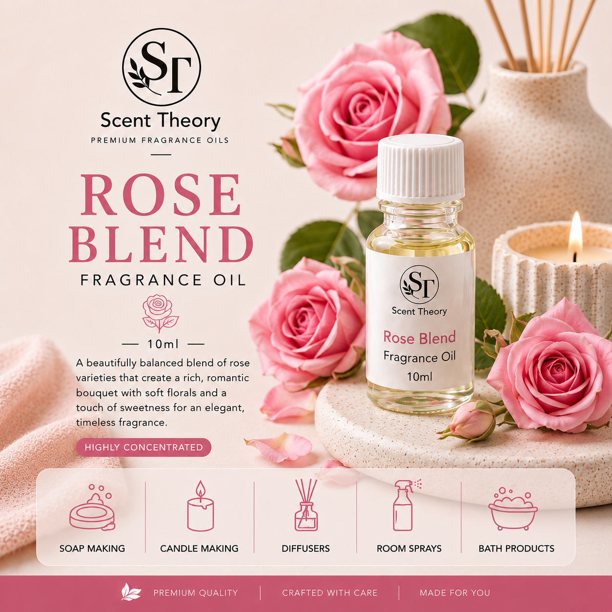 Fragrance Oil – Rose Blend